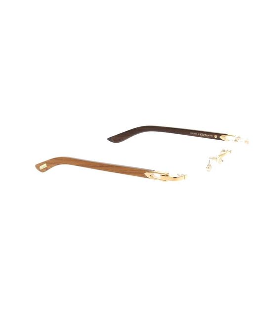 Cartier Metallic Optical Frame