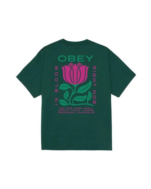 Obey Green T-Shirts for men