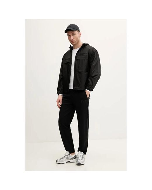 Light Jackets EA7 pour homme en coloris Black