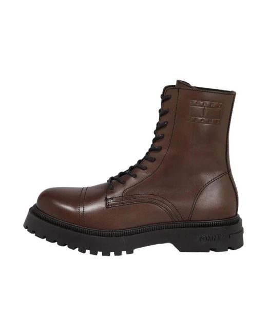 Tommy Hilfiger Brown Lace-Up Boots for men