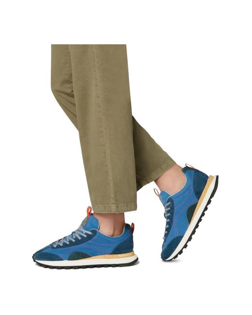 Flower Mountain Blue Sneakers for men