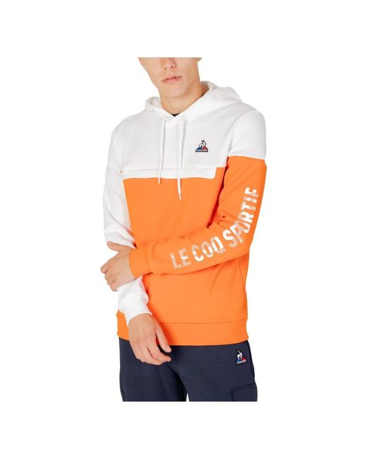 Le Coq Sportif Hoodies in Orange für Herren