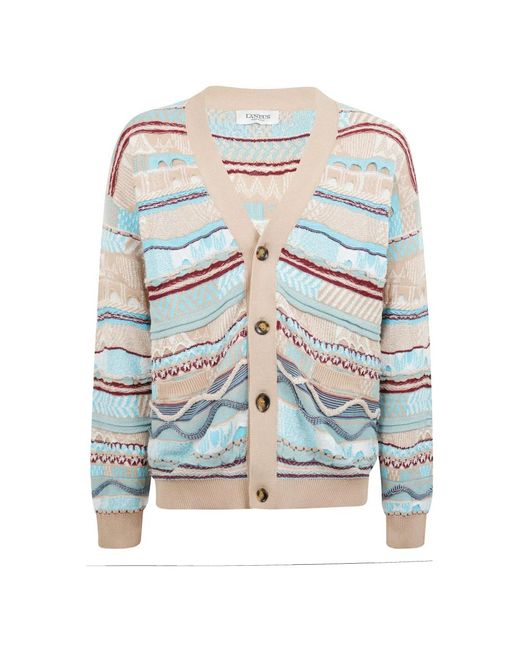 Cardigans di Laneus in Blue da Uomo