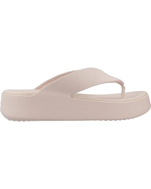 CROCSTM Schoenen ,Roze ,Platform Flip Flops Voor Getaway in het Pink