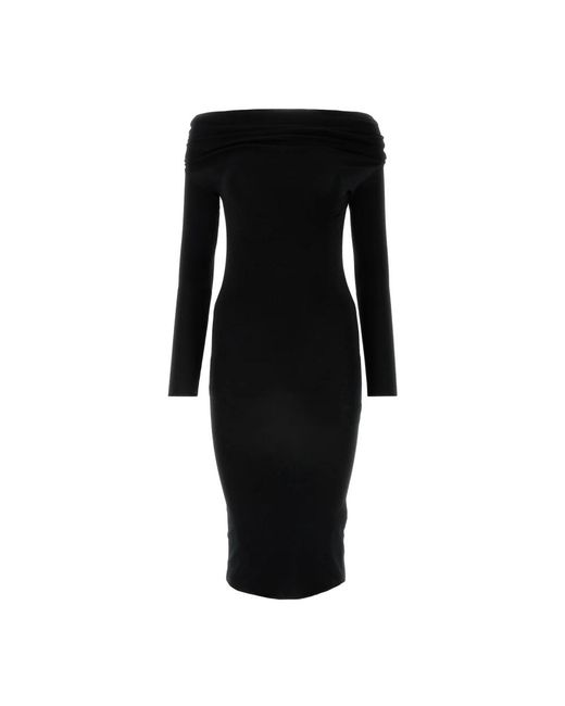 ARMARIUM Kleedjes ,Zwart ,Wol Debra Jurk in het Black