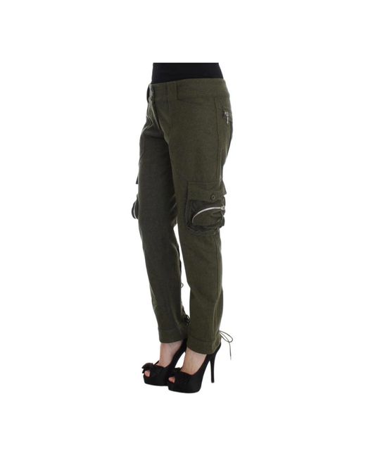 Trousers > slim-fit trousers Ermanno Scervino en coloris Green