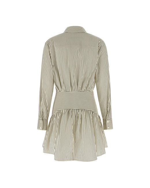 Staud Rocco Mini Dress in het Gray