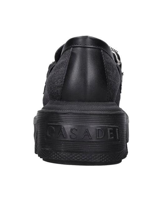 Casadei Black Loafers