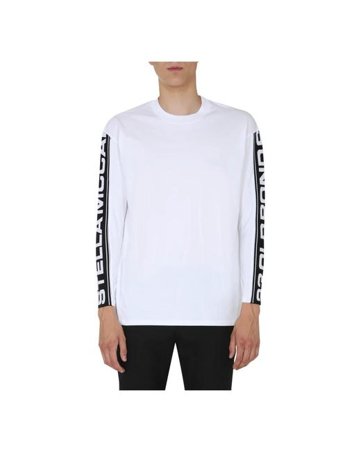 Stella McCartney White Long Sleeve Tops for men