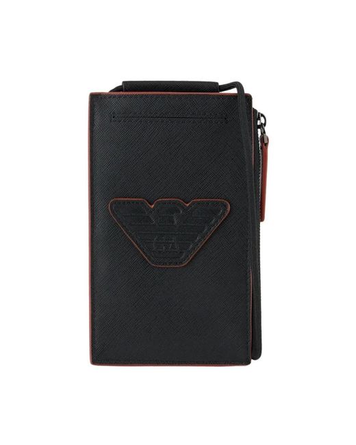 Emporio Armani Black Wallets & Cardholders for men