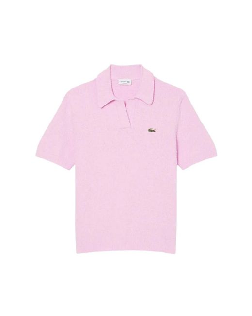 Lacoste Pink Polo Shirts