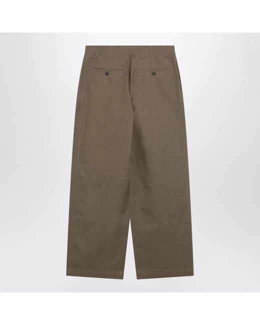 Totême Green Wide Trousers