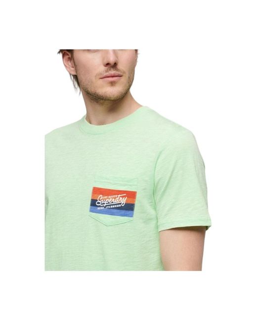 Superdry Green T-Shirts for men