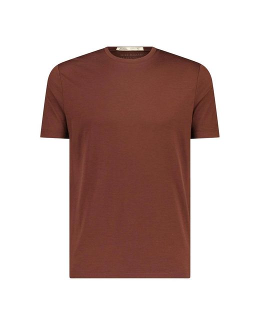 Maurizio Baldassari Brown T-Shirts for men