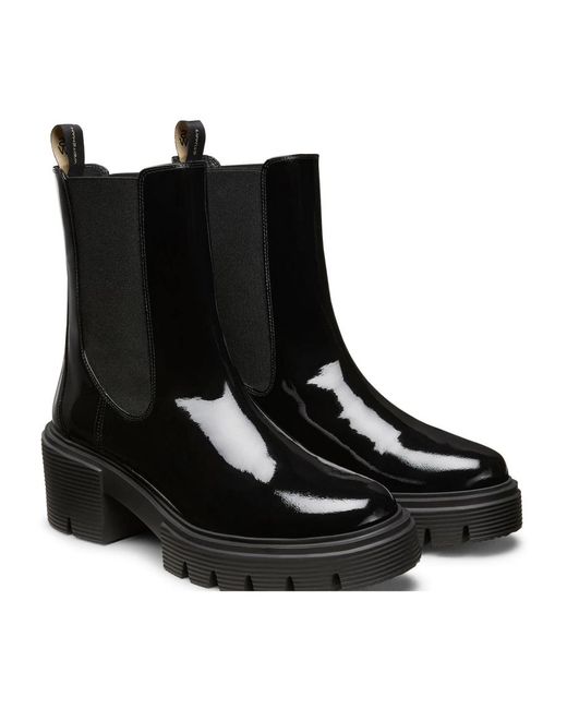 Stuart Weitzman Black Soho Chelsea Bootie