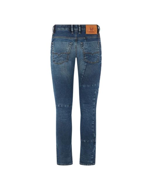DIESEL Blue Slim Fit Jeans for men