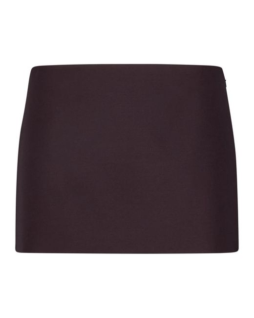 Khaite Purple Short Skirts
