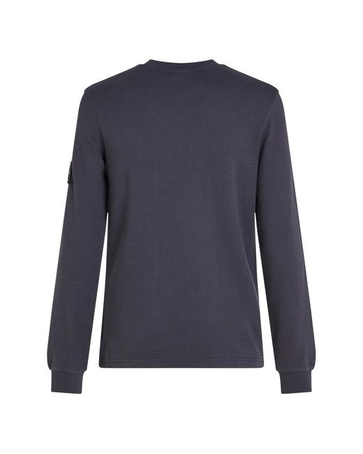 Calvin Klein Blue Round-Neck Knitwear for men
