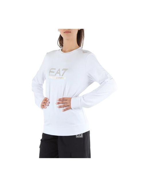 EA7 White Sweatshirts
