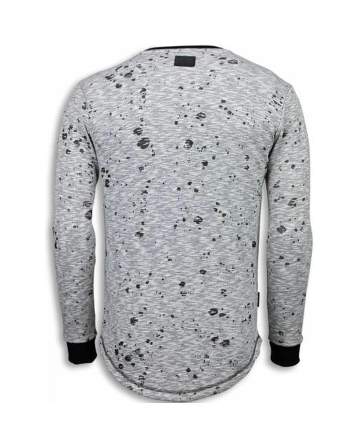 Local Fanatic Gray Long Sleeve Tops for men