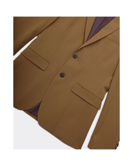 SELECTED Jassen ,Bruin ,Slim Flex Ermine Blazer in het Brown voor heren
