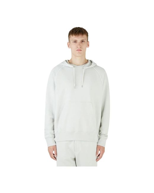 Helmut Lang Katoenen Hoodie Met Zak in het Gray voor heren