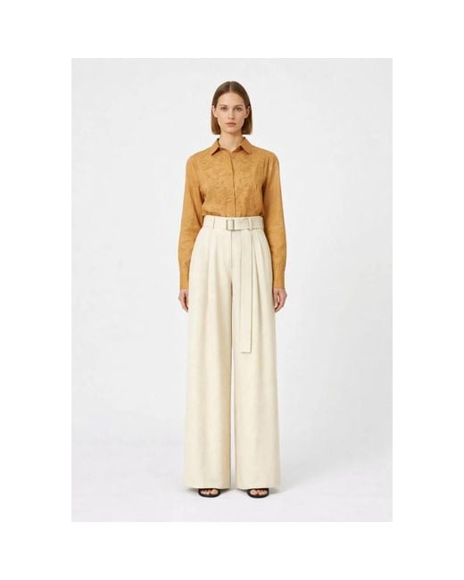 Max Mara Natural Wide Trousers
