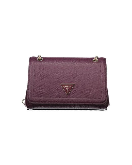 Guess Purple Lila polyethylen handtasche