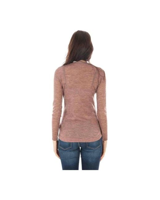 Fred Perry Pink Long Sleeve T-Shirts