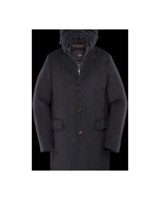Parkas di Moorer in Black da Uomo