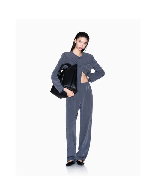 ARMANI EXCHANGE Blue Wide Trousers