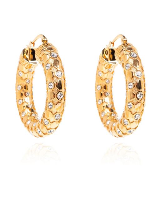 Earrings di Versace in Metallic