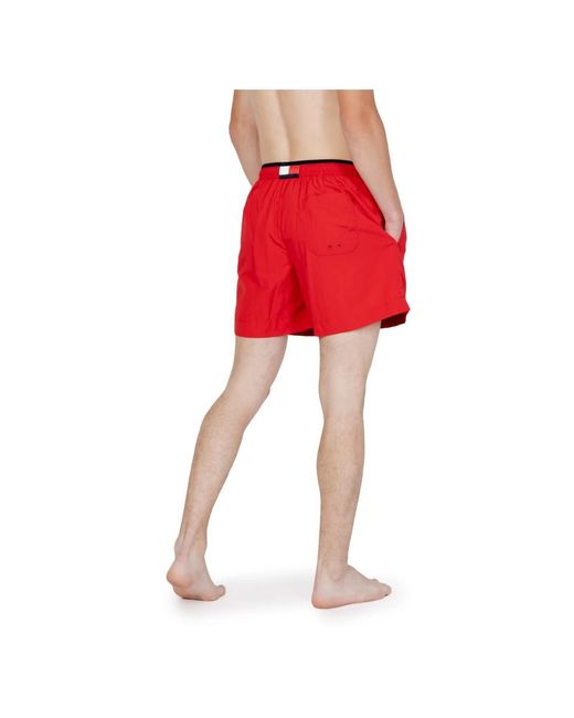 Tommy Hilfiger Beachwear in Rot für Herren | Lyst DE
