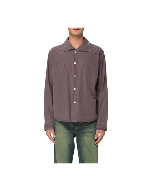 Our Legacy Buttoned Long Sleeve Shirt in Brown für Herren
