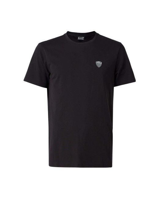 EA7 Black T-Shirts for men