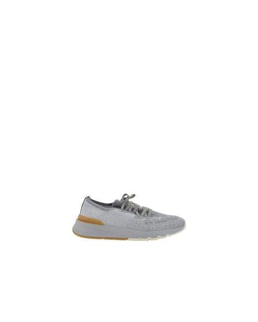 Brunello Cucinelli White Sneakers for men