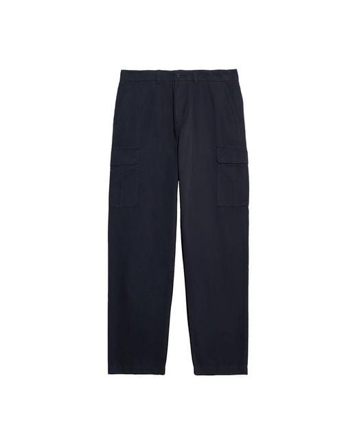 Lyle & Scott Blue Straight Trousers for men