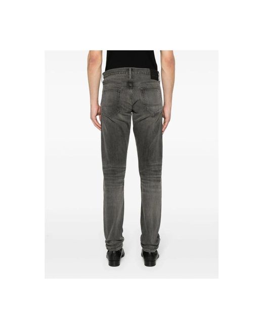 Tom Ford Gray Slim-Fit Jeans for men