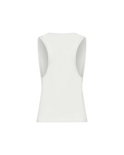 Co. Jersey Tanktop in het White
