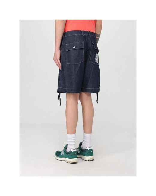 C P Company Blue Denim Shorts for men