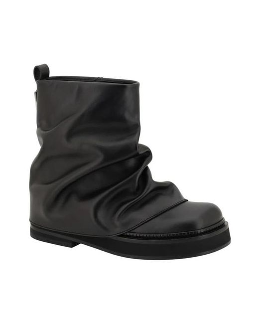 The Attico Black Ankle Boots