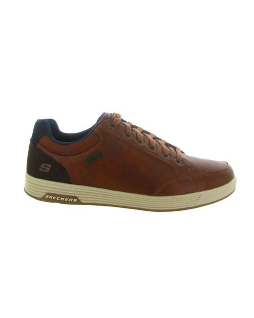 Skechers Casual Instap Schoeisel in het Brown voor heren