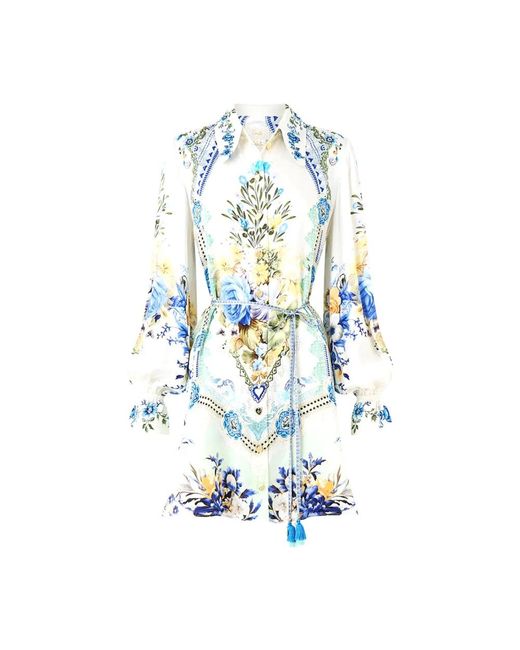 Shirt Dresses Camilla de color Blue