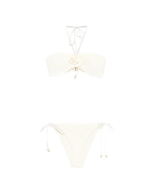 Zimmermann White Bikinis