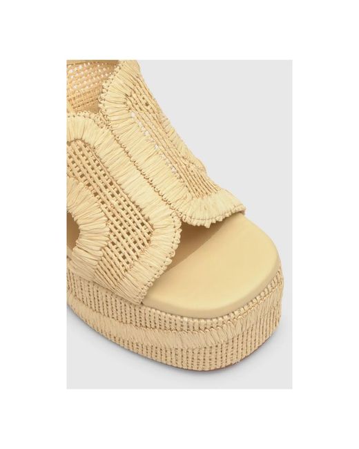 Castaner Metallic High Heel Sandals