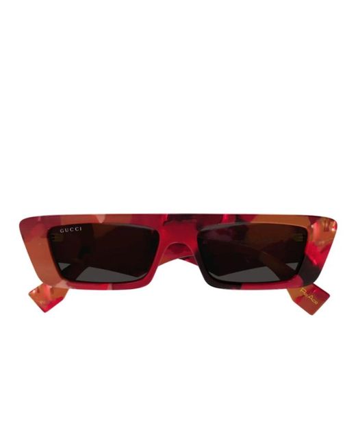 Gucci Red Sunglasses