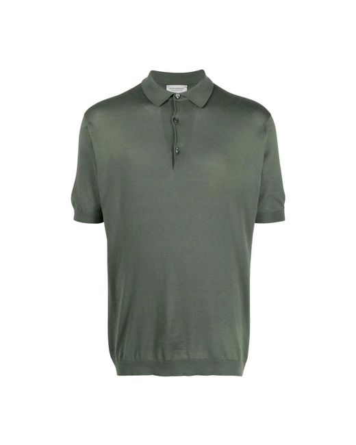 John Smedley Green Polo Shirts for men