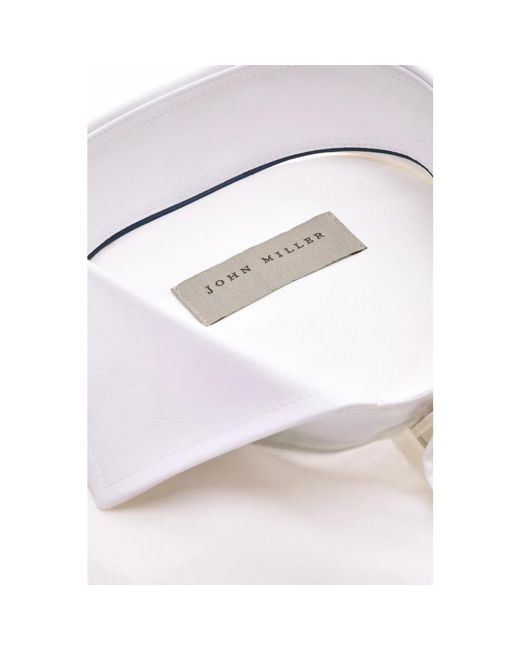 John Miller White Formal Shirts for men