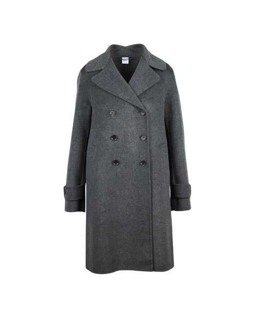 Aspesi Gray Double-Breasted Coats