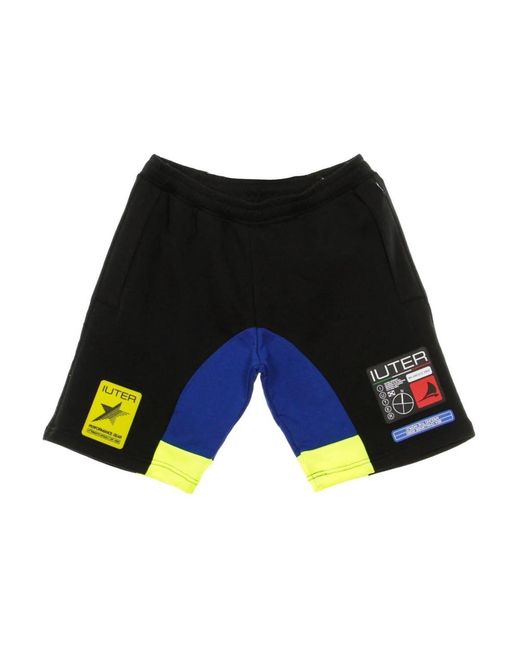 Iuter Black Casual Shorts for men